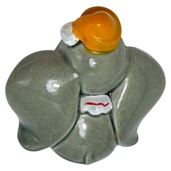 Dumbo Disney Figurine 2.5 inch Tall Ceramic Marked Disney Japan Vintage 1970s - Picture 2 of 8